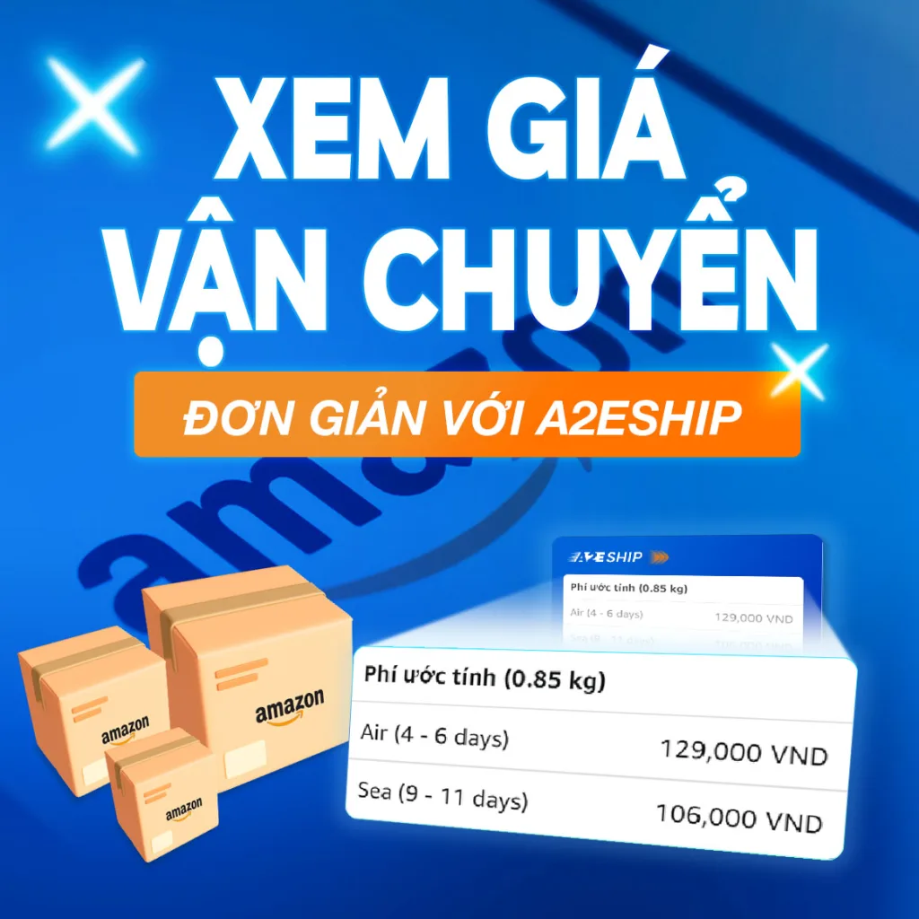 Ra mắt tiện ích mới giúp xem giá ship từ Amazon về Việt Nam dễ dàng