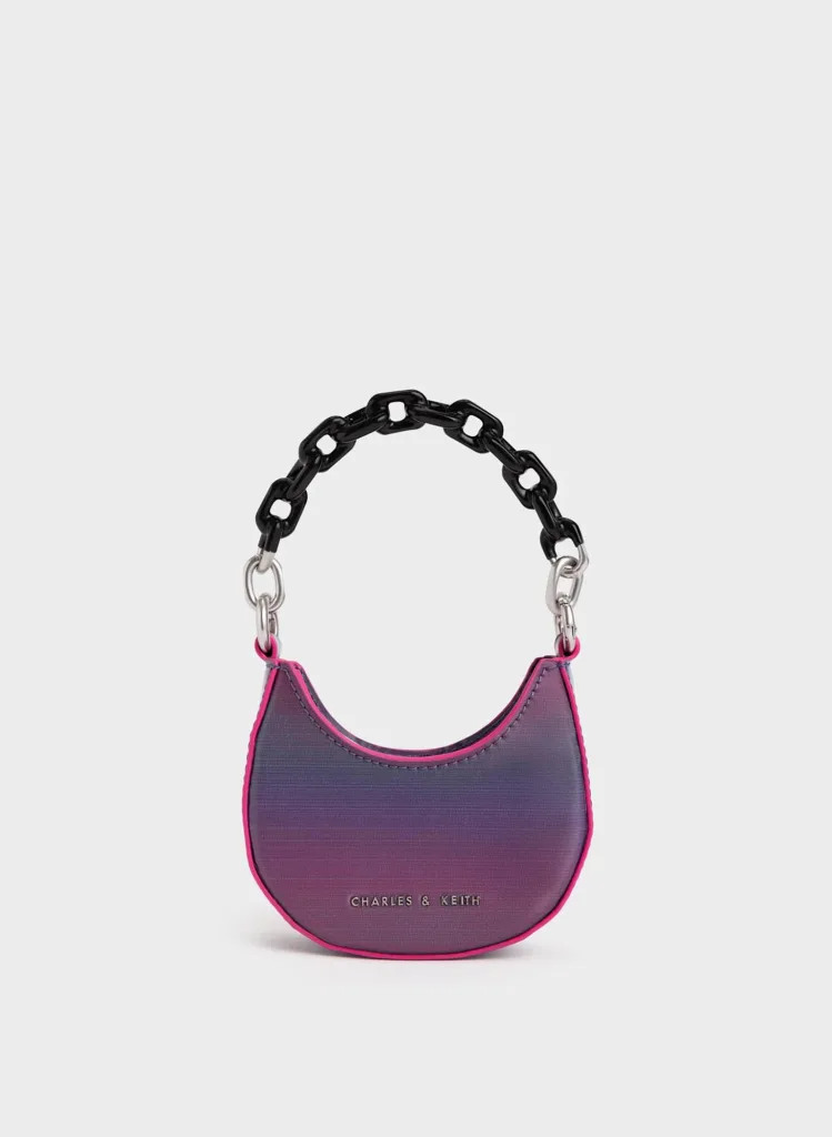 Koi Chain Handle Ombre Mini Bag – Peacock