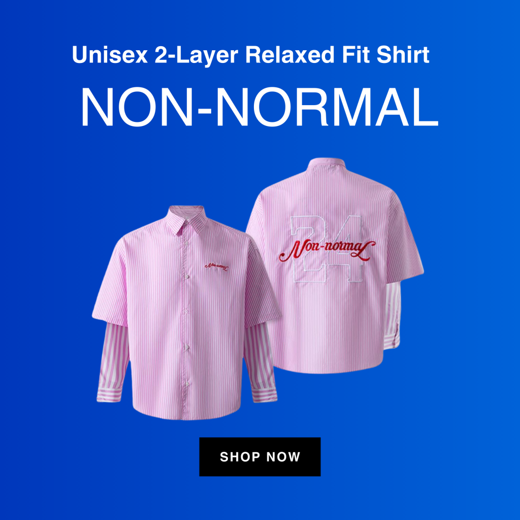 Embrace Versatility and Style with Nonnormal’s Unisex 2-Layer Relaxed Fit Shirt