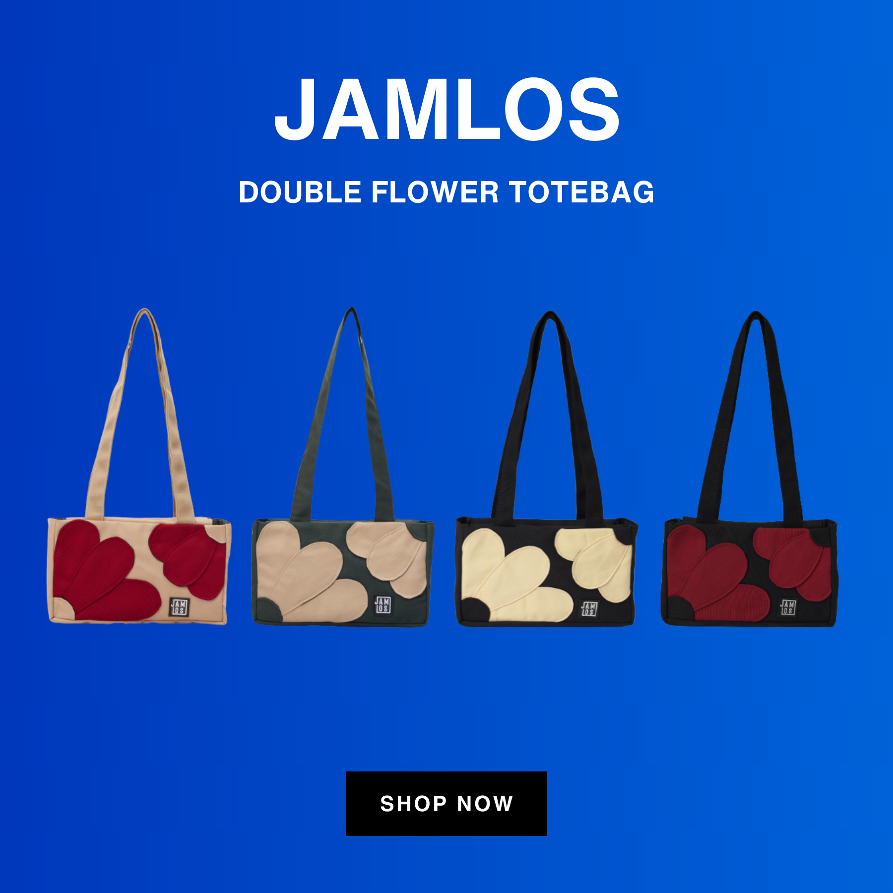 Double Flower Totebag by Jamlos: The Perfect Blend of Style, Functionality, and Local Craftsmanship