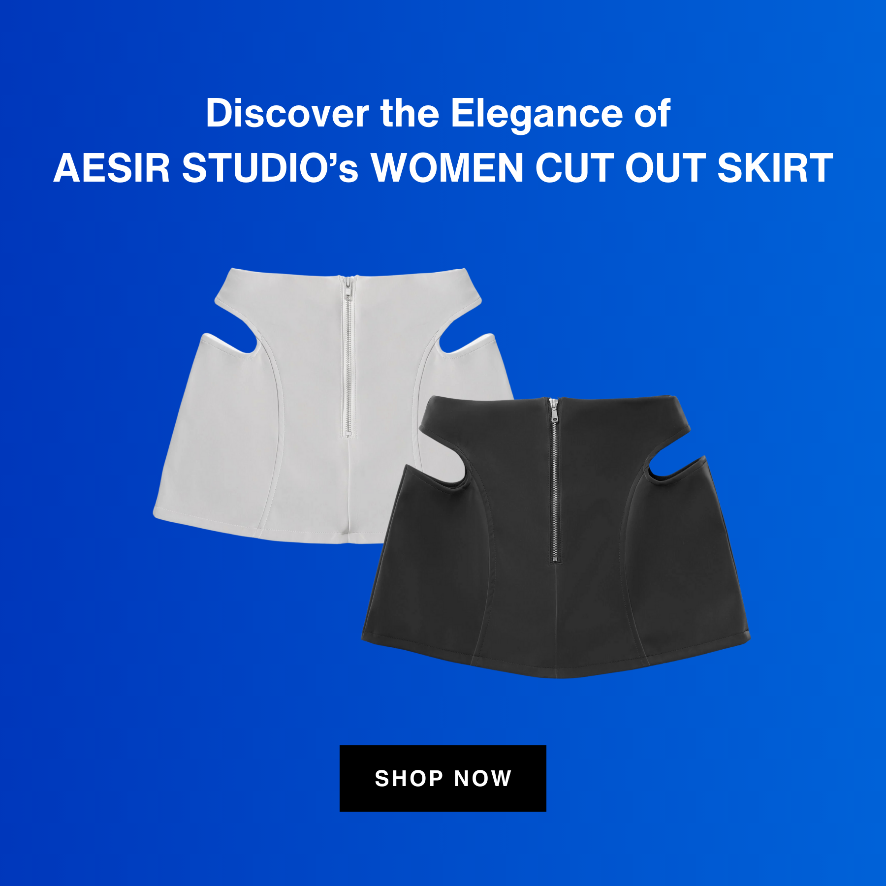 Discover the Elegance of AESIR STUDIO’s WOMEN CUT OUT SKIRT