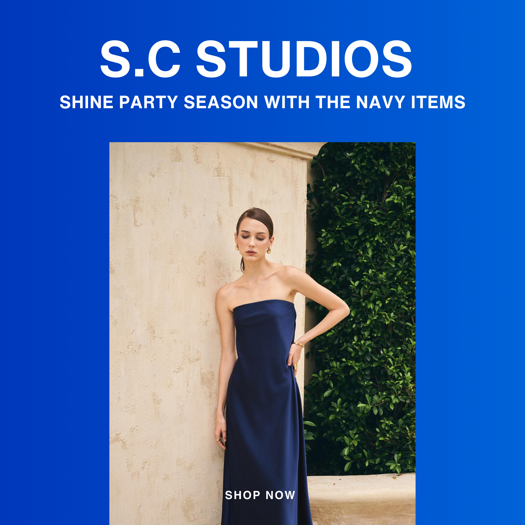 Shine in Style This Year-End Party Season with The Navy items from Social Commitment