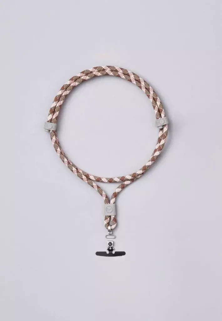 Yoggle Click Crossbody Phone Strap (Brown Red- The McCartney)