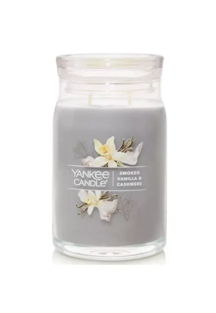 CANDLE – LARGE JAR 567G – SMOKED VANILLA & CASHMERE