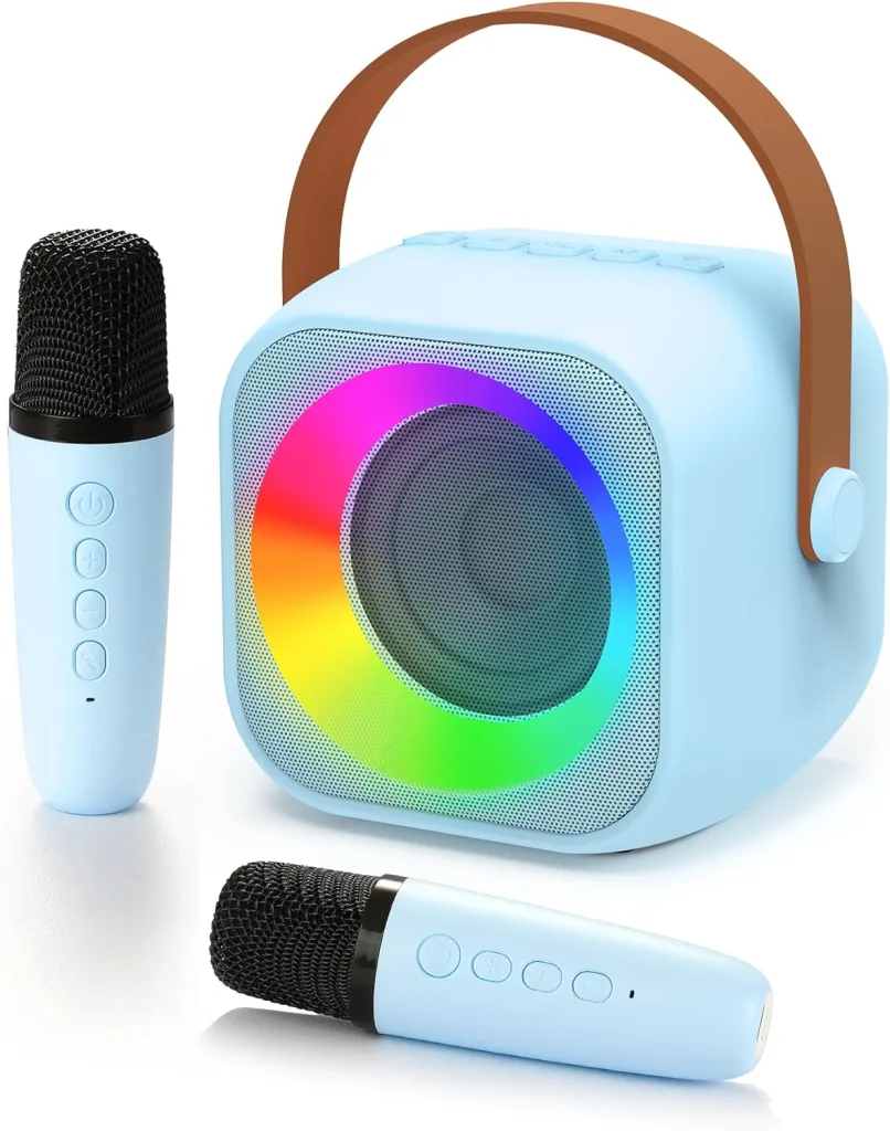 Karaoke Machine for Kids, Toys for 3-12 Years Old Girls Gifts