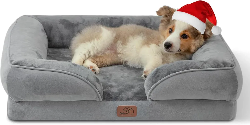 Orthopedic Dog Bed for Medium Dogs – Waterproof Dog Sofa Beds Medium