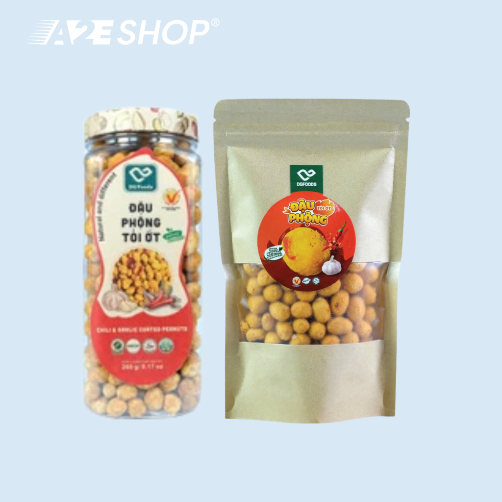 Chili garlic peanuts from DGFoods: irresistible flavor for parties with friends