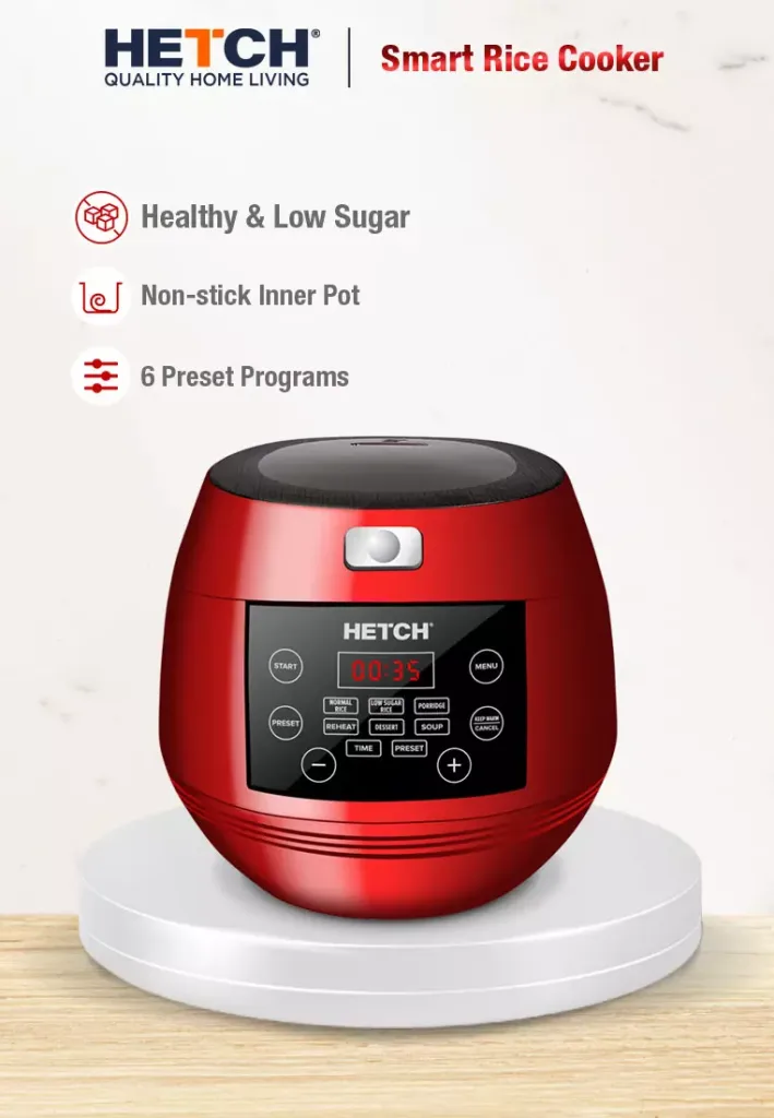 Low Sugar Smart Rice Cooker 3L MTC-1727-HC