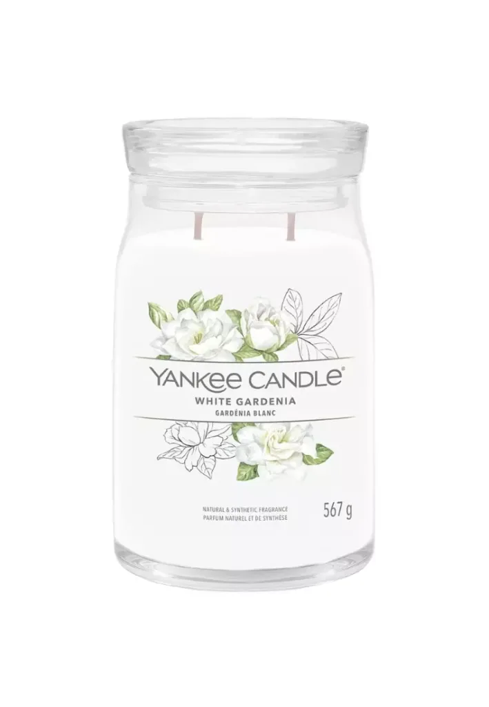 CANDLE – LARGE JAR 567G – WHITE GARDENIA