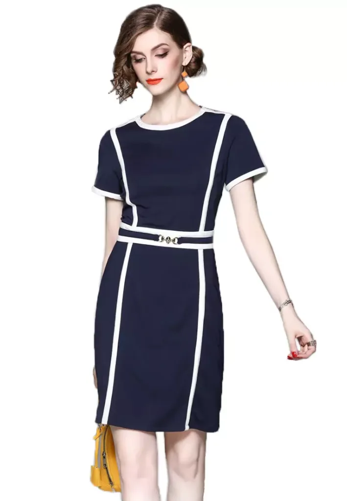 Super Sale Cotton Blend Dress CA071211