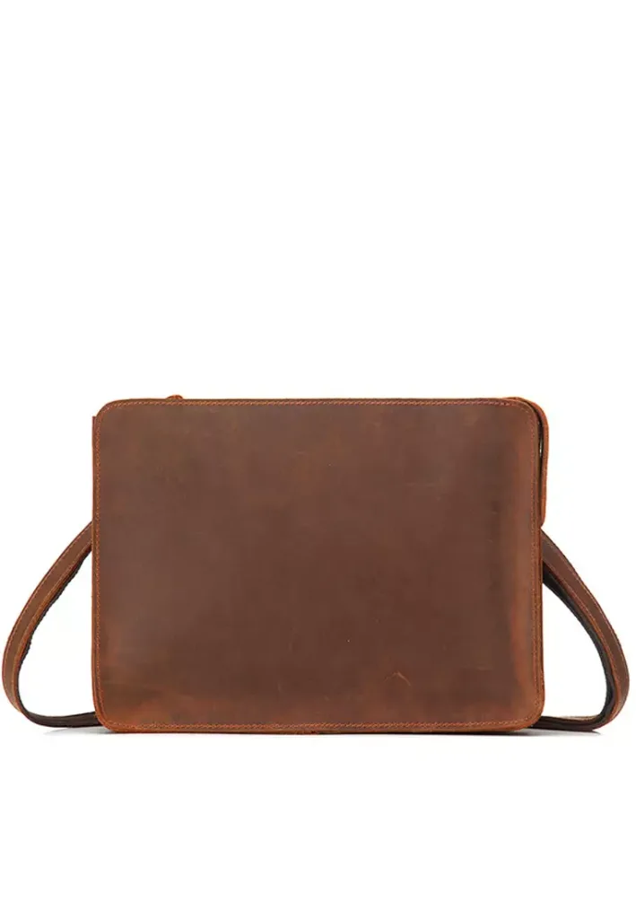 VANSA Vintage Crazy Horse Leather Shoulder Bag VBM-MbQ005L