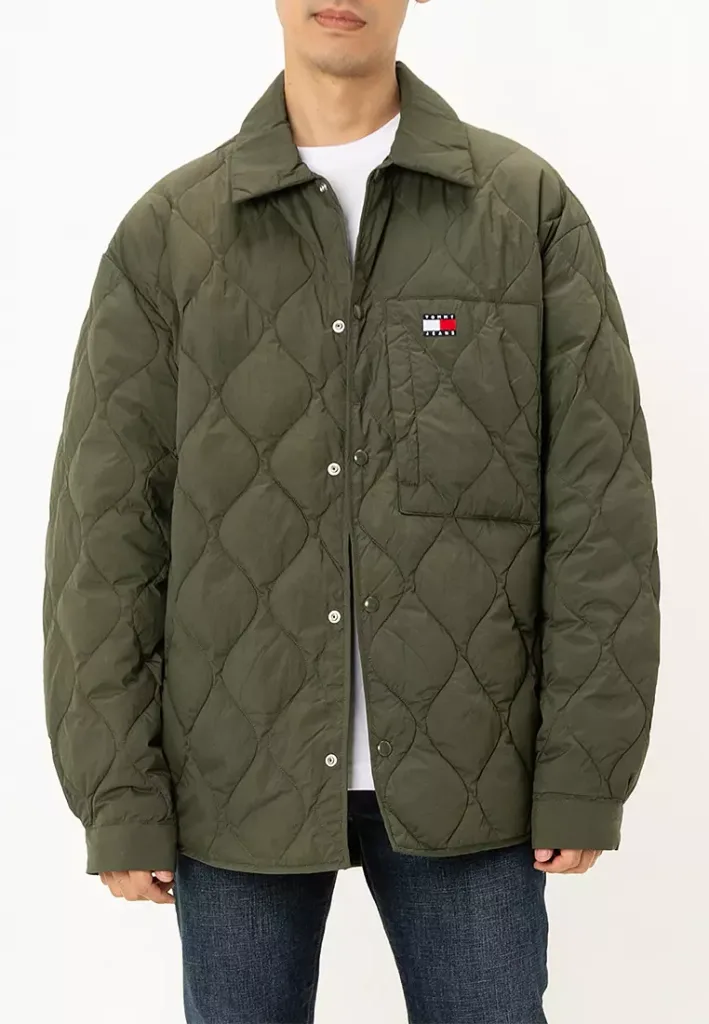 Quilted Down Casual Shacket – Tommy Jeans
