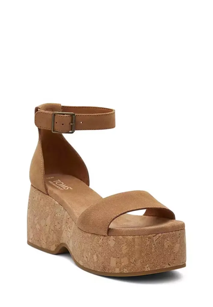 Toms Women’s Laila Sandals – Tan Suede