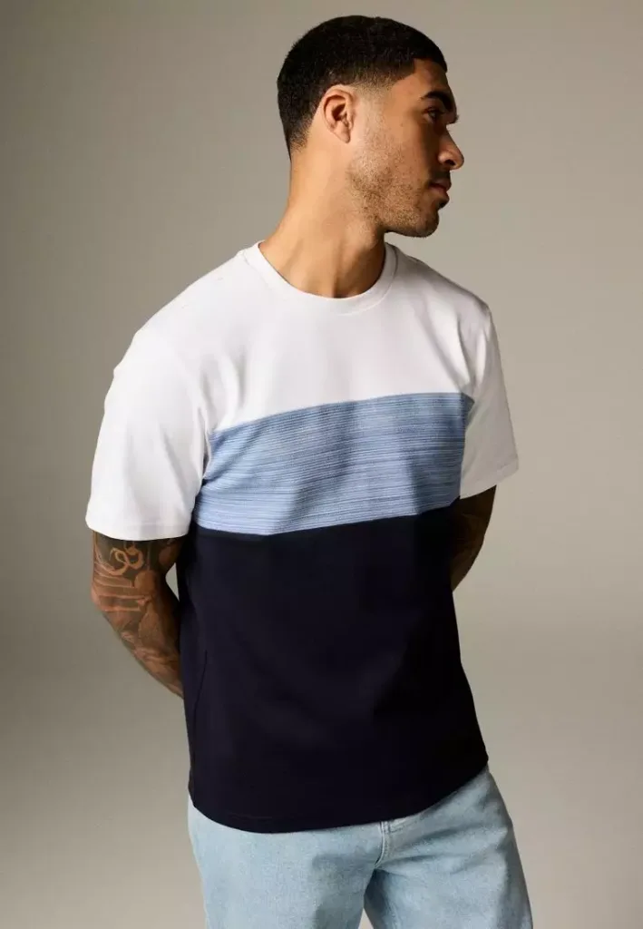 100% Cotton Block T-Shirt