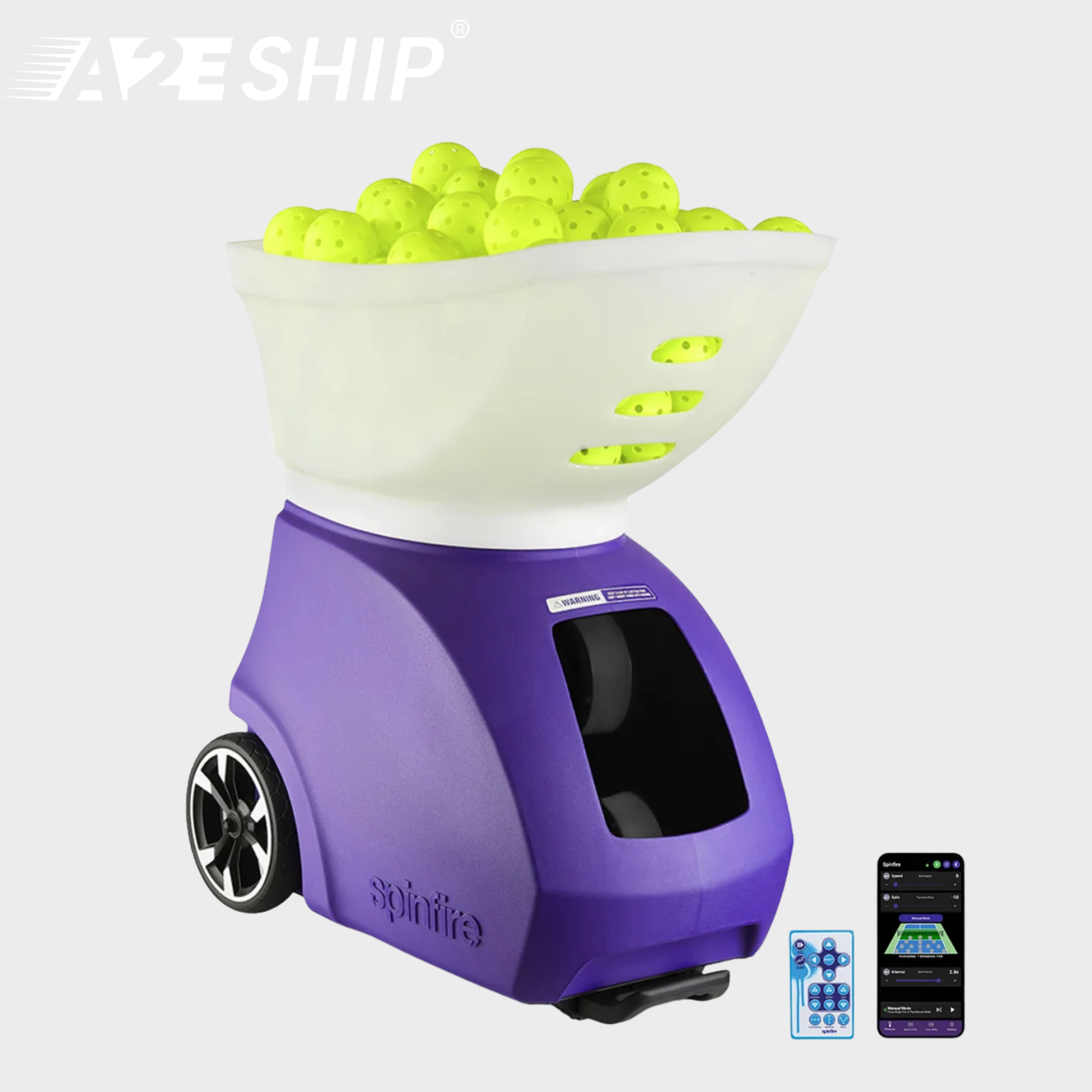 MUA MÁY BẮN BÓNG SPINFIRE PRO 2 2026 CHÍNH HÃNG QUA A2ESHIP - DỊCH VỤ MUA HỘ QUỐC TẾ