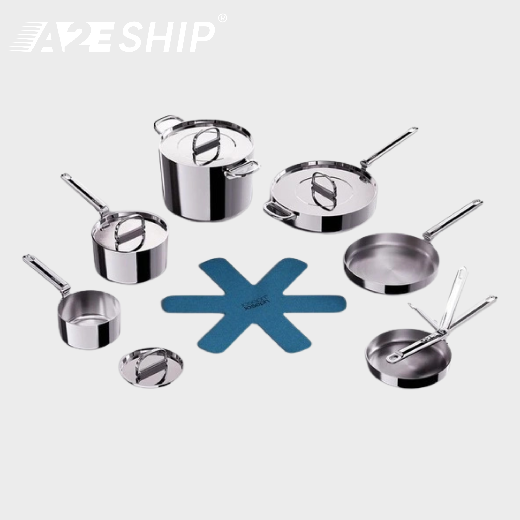 JOSEPH JOSEPH SPACE: ĐỈNH CAO NỒI CHẢO GẤP GỌN – GIẢI PHÁP MUA HỘ QUỐC TẾ AN TOÀN TỪ A2ESHIP 2026