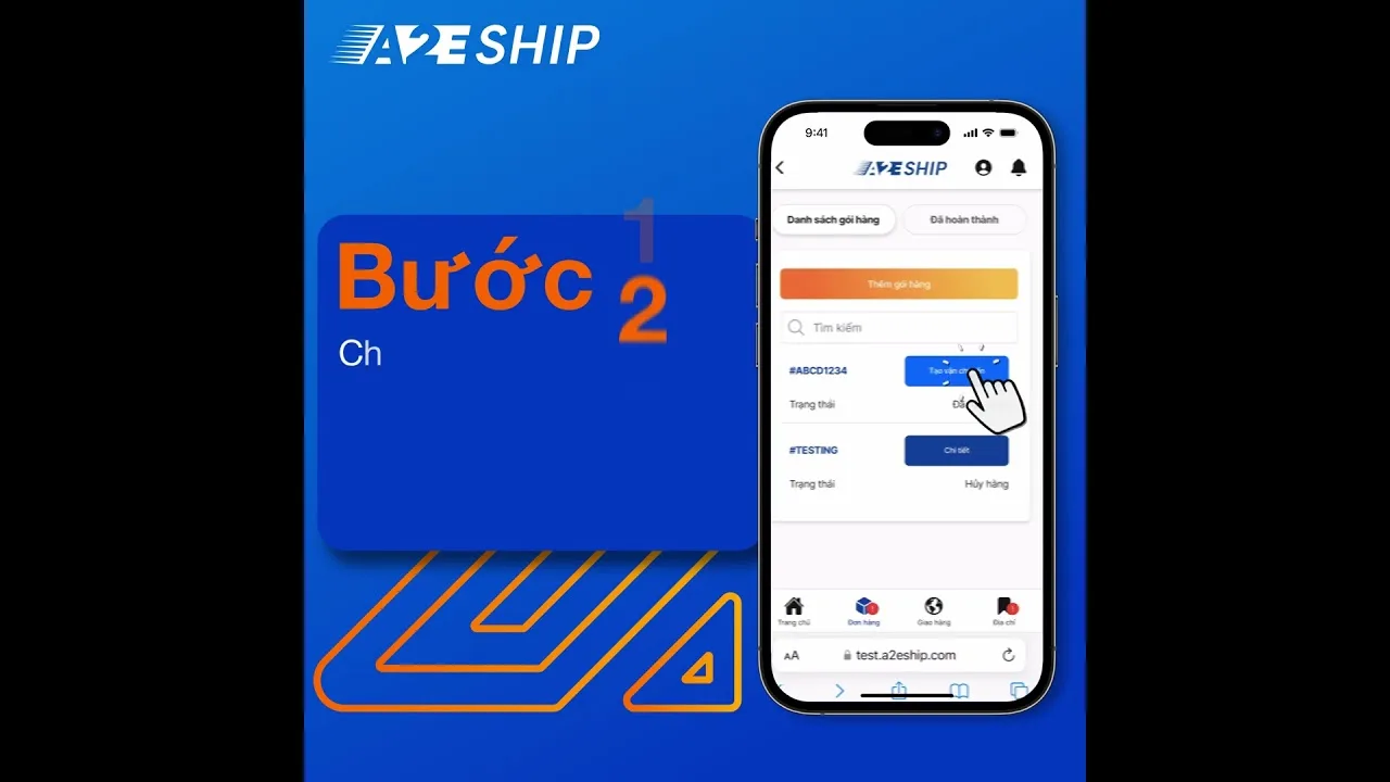 Hướng dẫn lựa chọn giao hàng và thanh toán