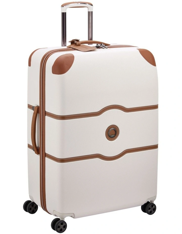 A2ESHIP-DỊCH VỤ MUA HỘ QUỐC TẾ Delsey Chatelet Air 2.0 76cm 4 Double Wheel Trolley Suitcase in Angora